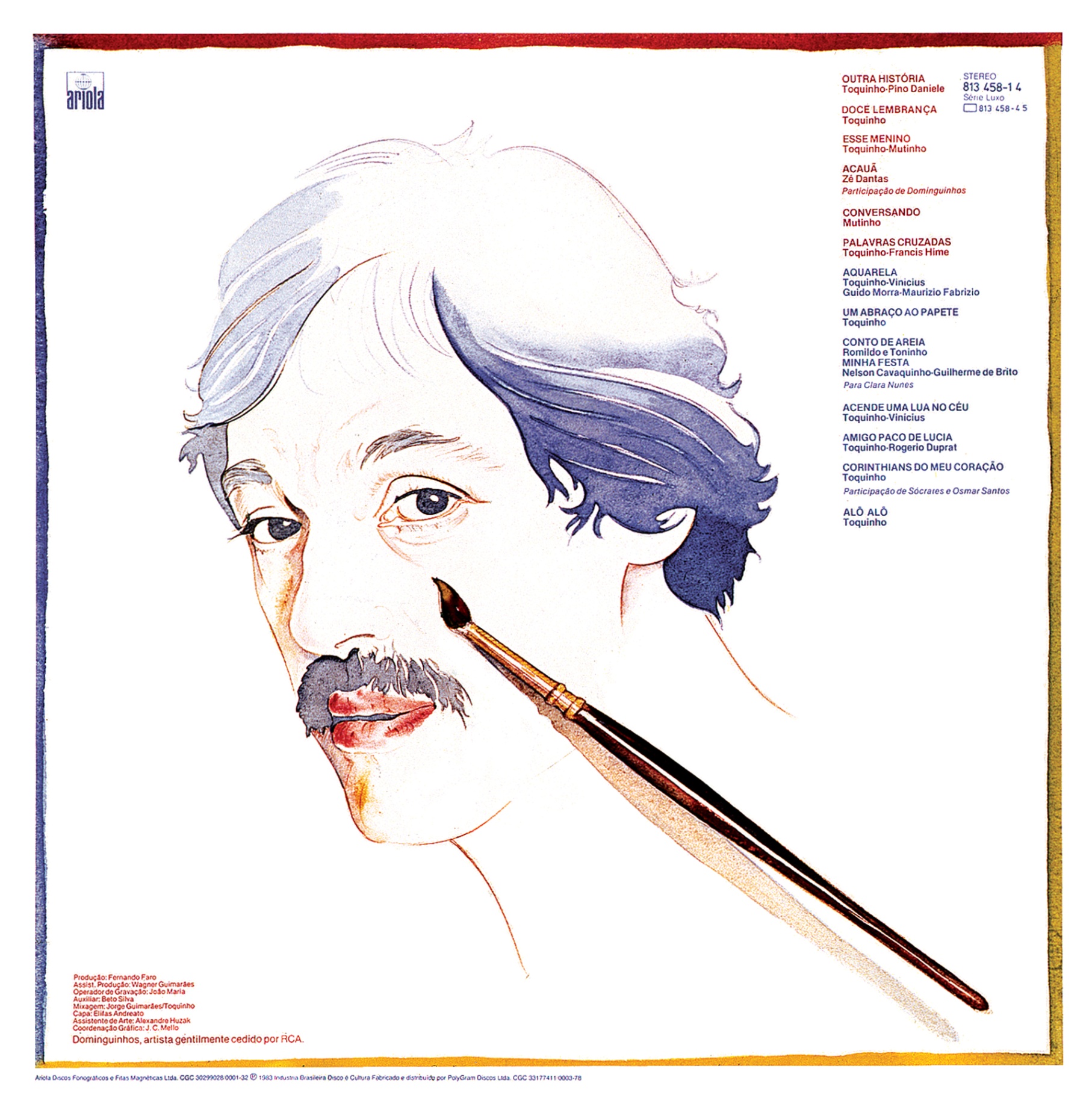 Obra 66: Aquarela, verso, de Elifas Andreato, 1986.