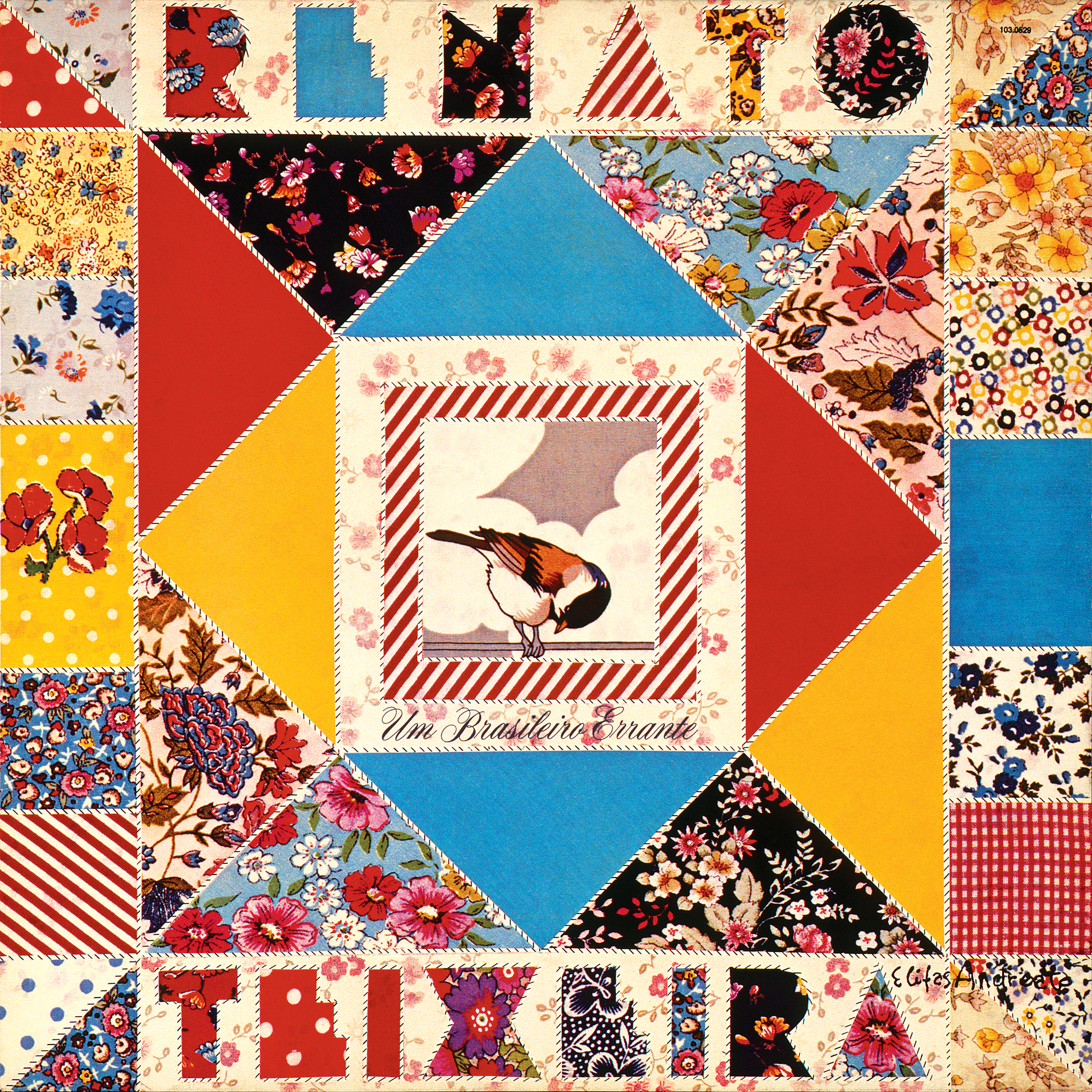 Obra 74: Um Brasileiro Errante, Renato Teixeira, de Elifas Andreato, 1985.