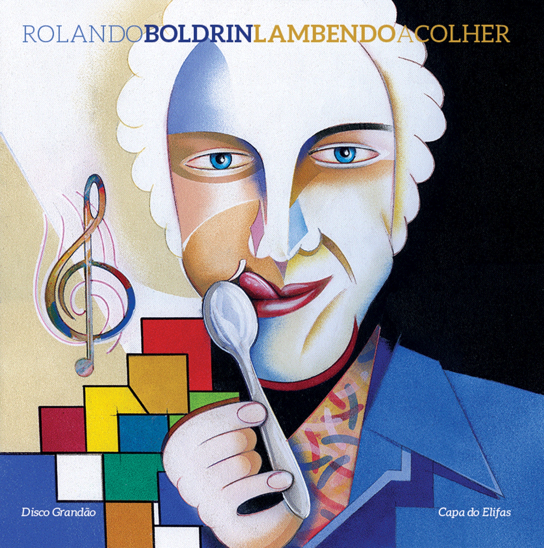Obra 53: Lambendo a Colher, de Elifas Andreato, 2016.