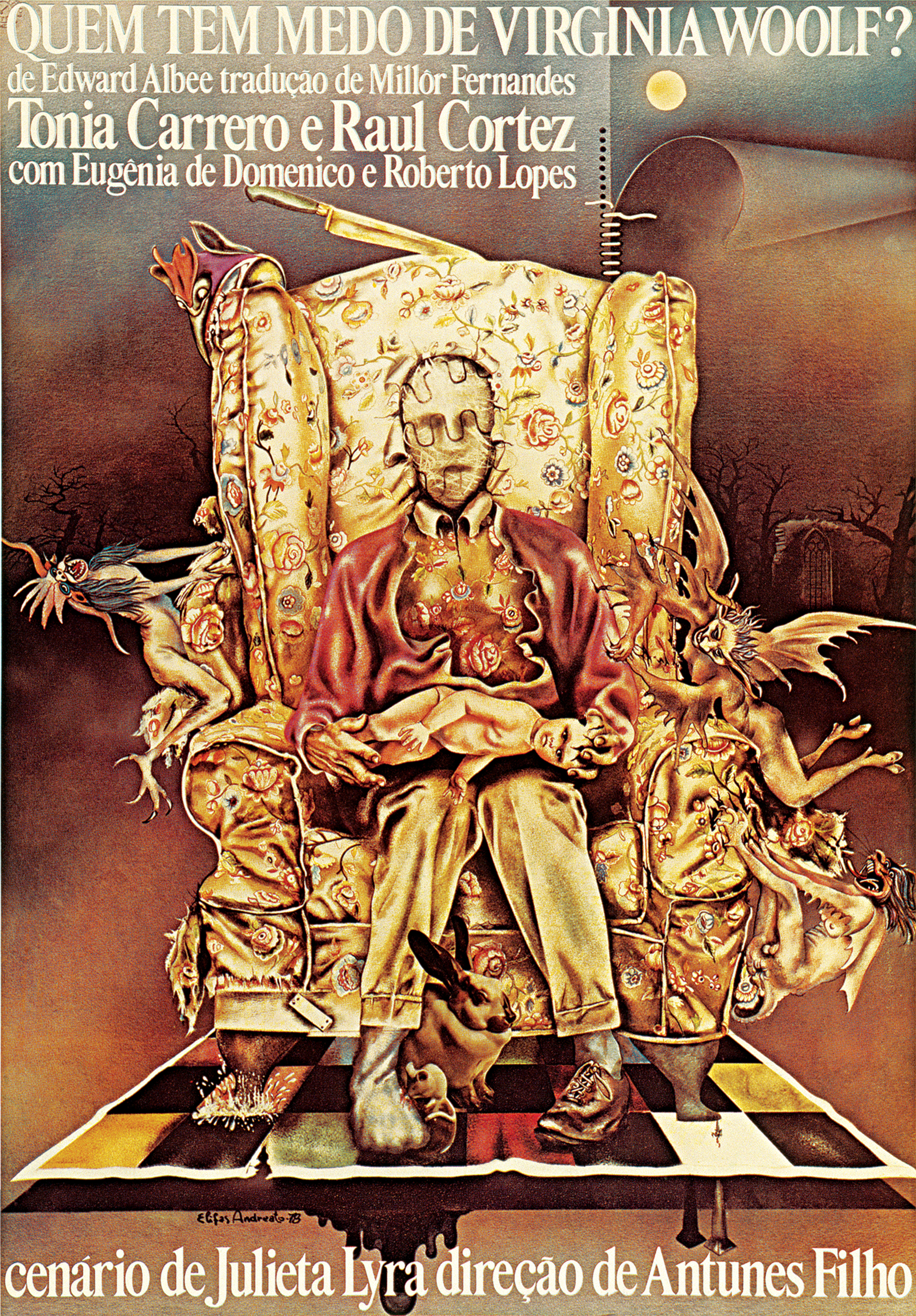 Obra 19: Virginia Wolf, de Elifas Andreato, 1977.