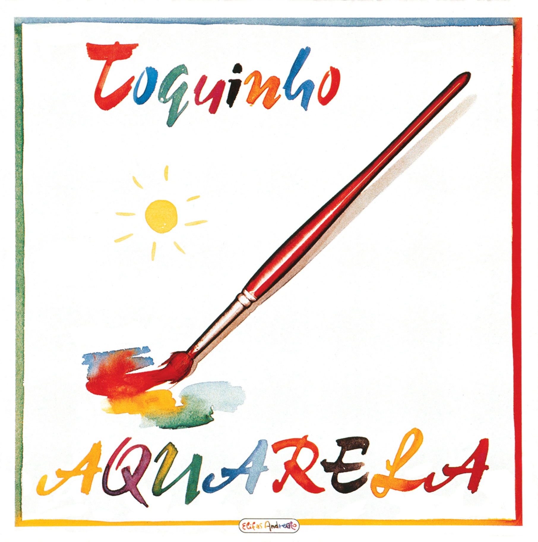 Obra 70: Aquarela, capa, de Elifas Andreato, 1986.