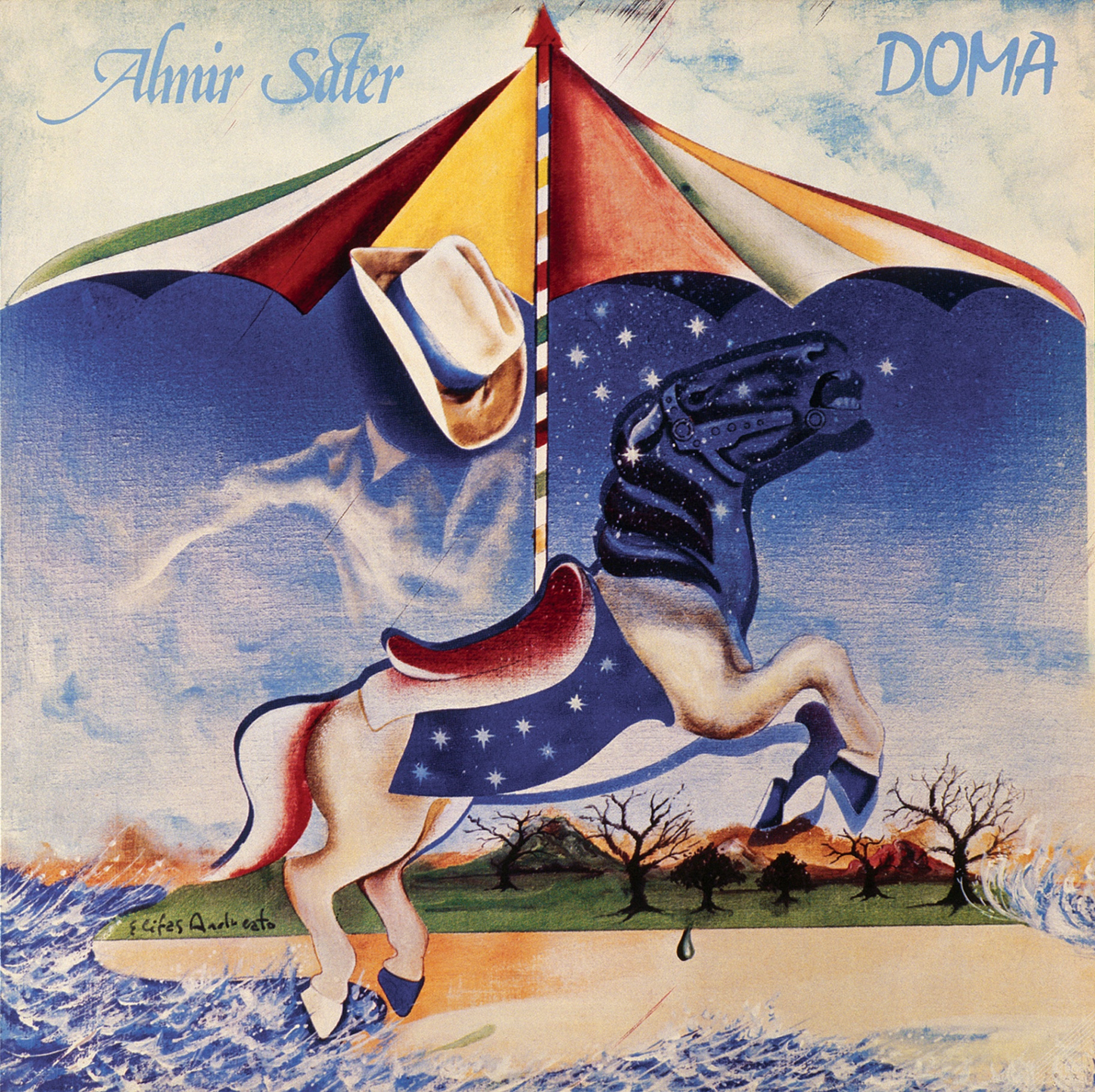 Obra 60: Almir Sater, de Elifas Andreato, 1982.