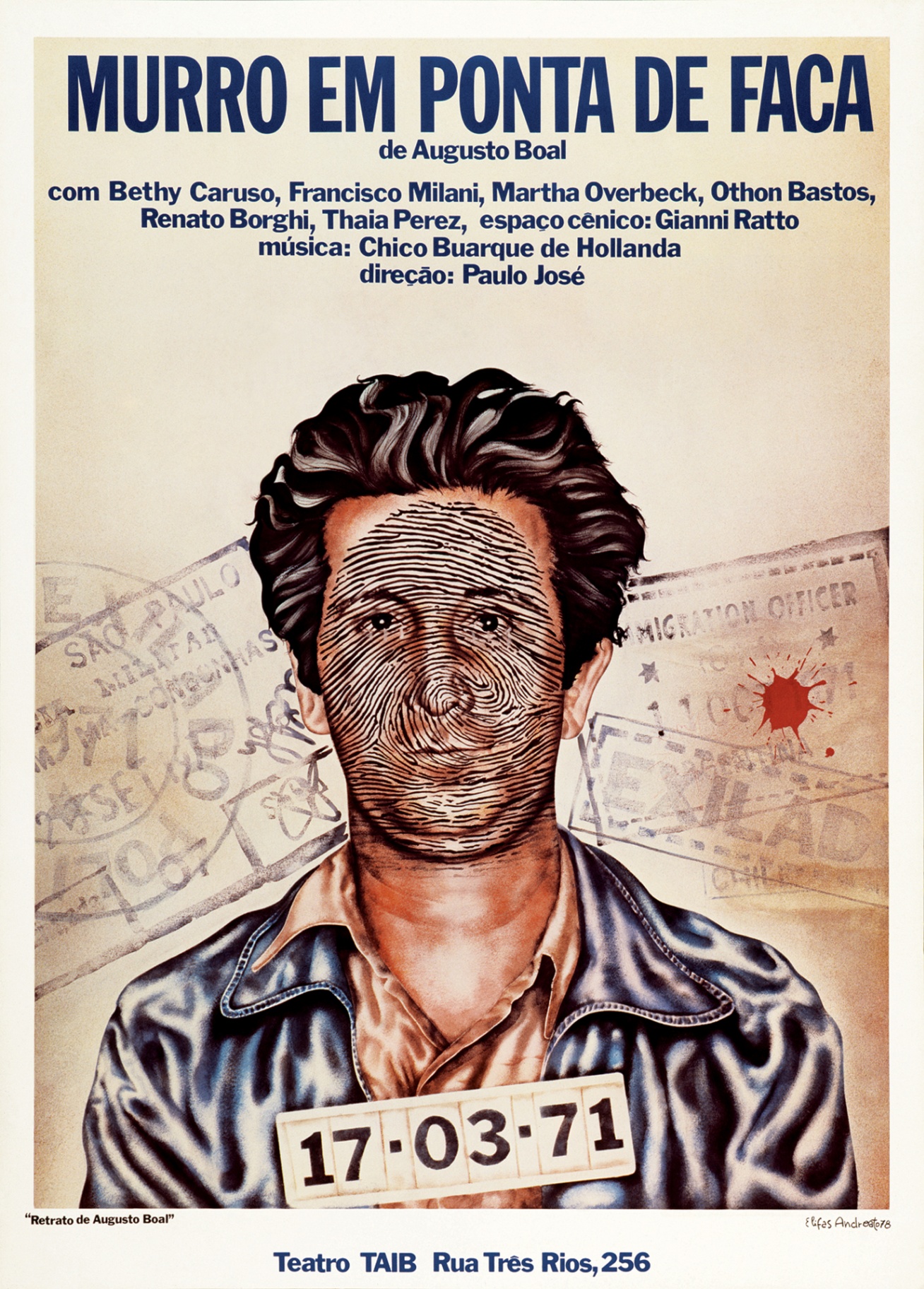Obra 52: Murro em Ponta de Faca, de Elifas Andreato, 1978.
