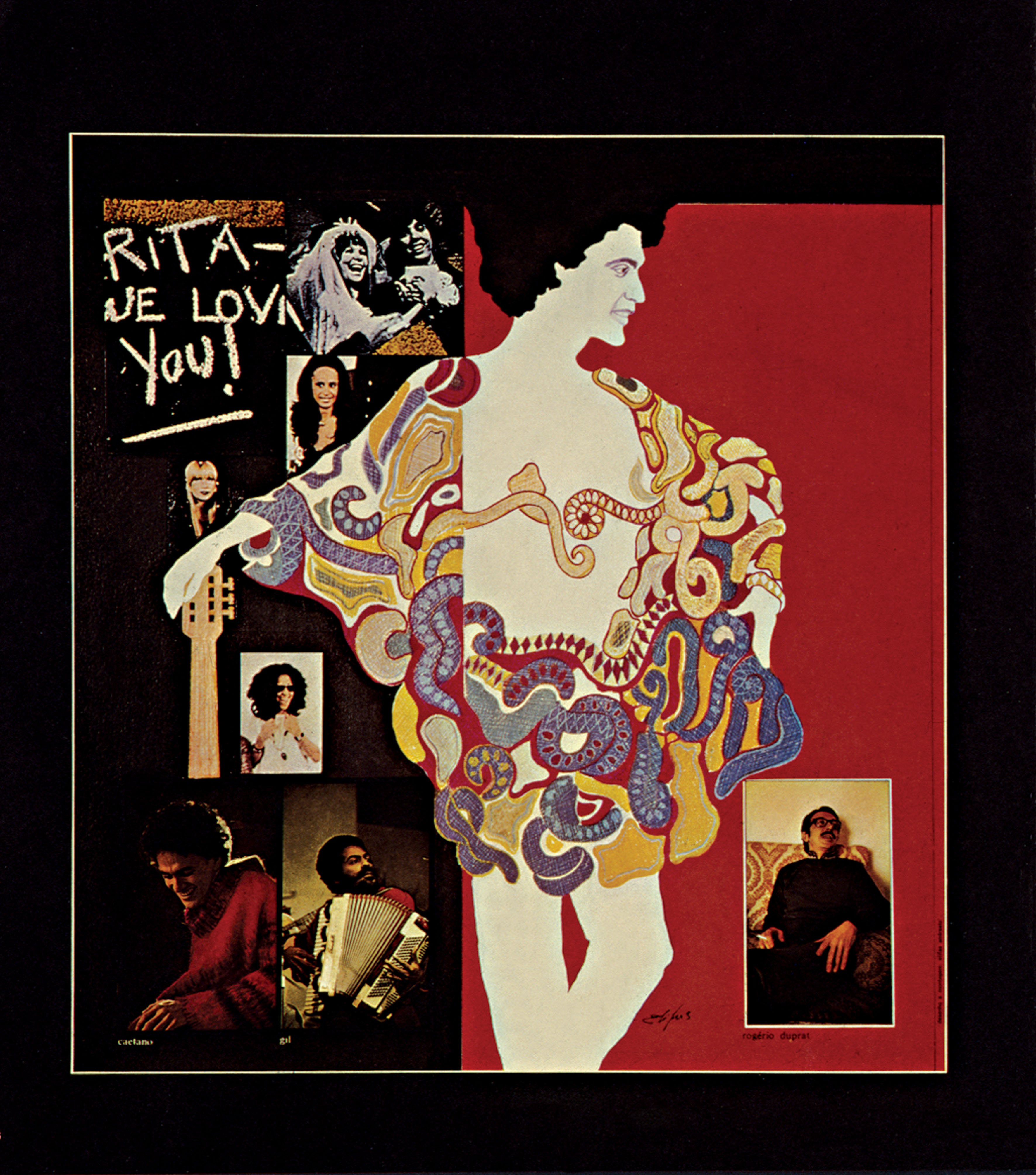 Obra 29: Caetano, encarte História da Música Brasileira, de Elifas Andreato, 1970.